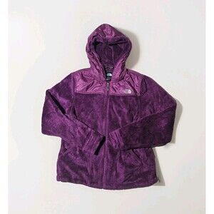 North Face Jacket Womens Medium Purple Oso Full Zip Fleece Hoodie